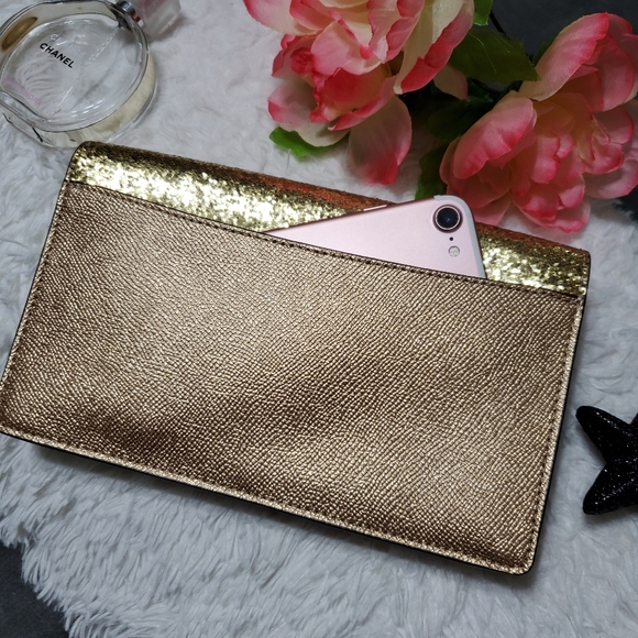 NwT COACH Gold Glitter Crossbody Party Bag - Picture 6 of 11